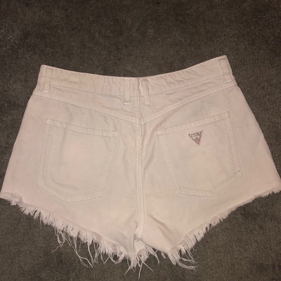 Guess Fringe Distressed high waisted shorts - Picture 2 of 4